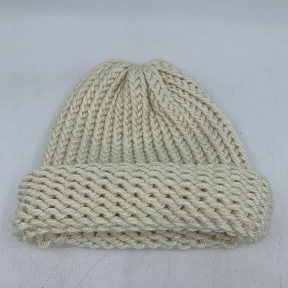 Handmade Chunky Knitted Beanie Stocking Cap Hat Warm Winter Toboggan Slouchy
